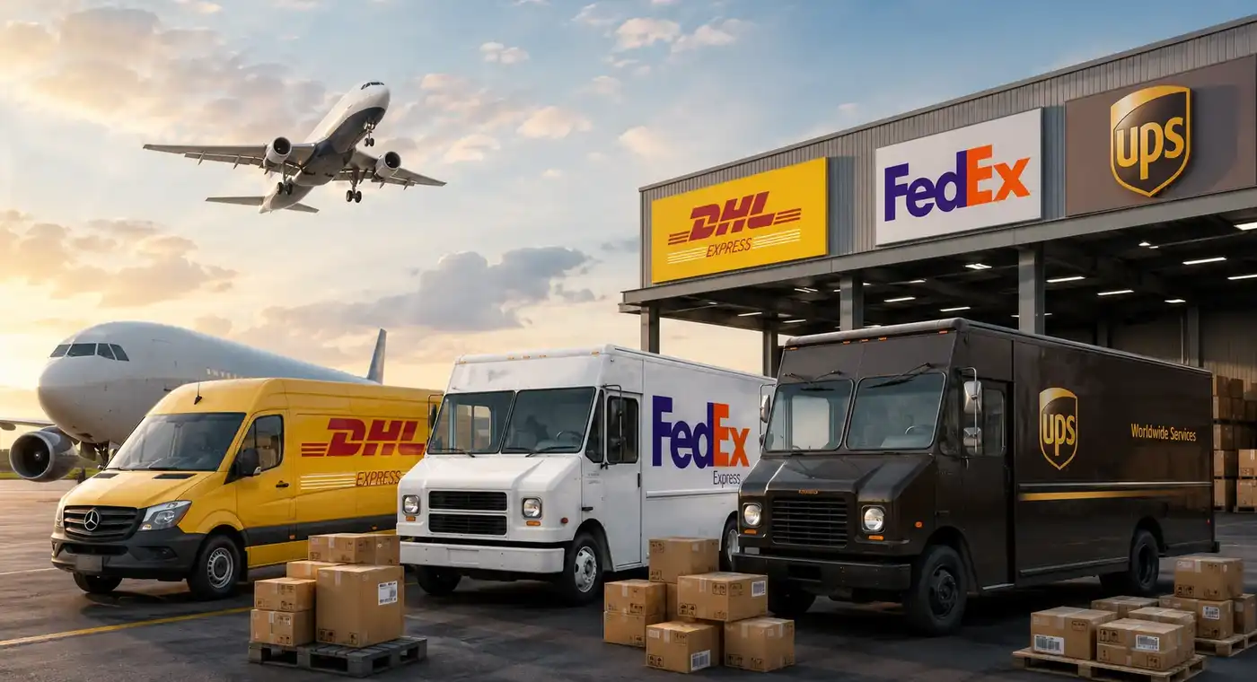 DIFF DHL, UPS Y FEDEX
