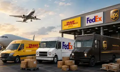 DIFF DHL, UPS Y FEDEX