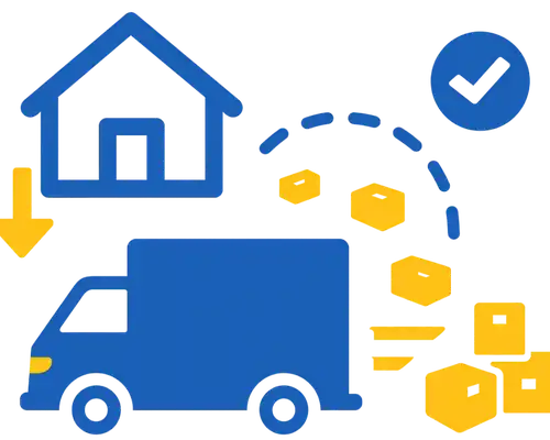 Imagen de la sección operativa de recogida y entrega de Correos Express