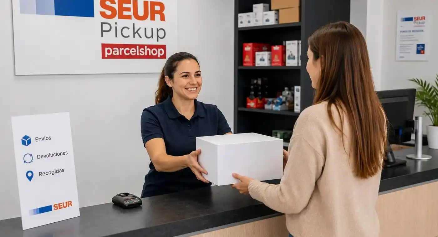 Entrega, paquete, SEUR