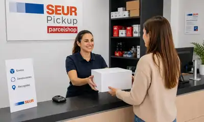 Entrega, paquete, SEUR