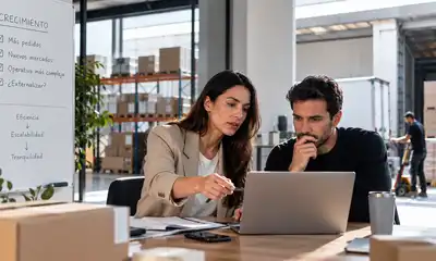 Empresa analizando opciones para optimizar y externalizar su operativa logística.