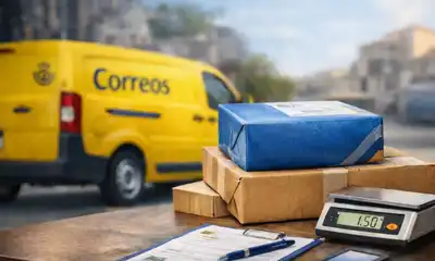 Paquetes, coche, correos