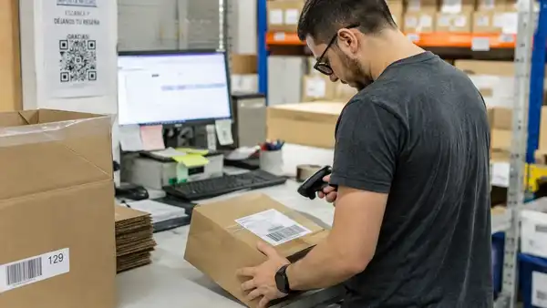 Gestión y preparación de pedidos en un almacén logístico, una de las fases que influyen en el coste real de cada envío y en la rentabilidad de una empresa.