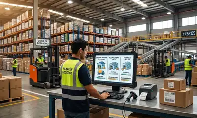 Diagrama de los tres modelos logísticos: propia, fulfillment y mixto