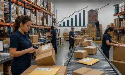 Imagen de almacén logístico