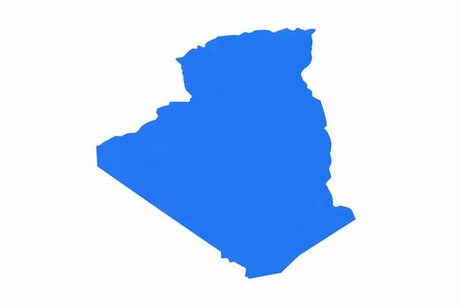 mapa de algeria