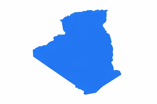 mapa de algeria