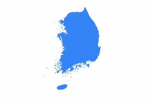 mapa de corea del sur