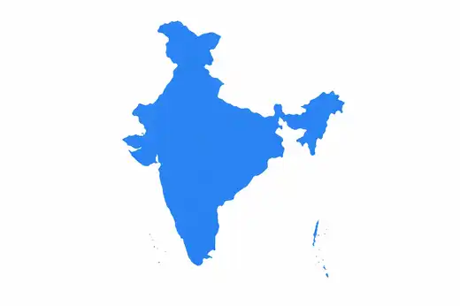 mapa de india