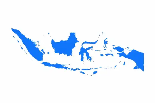 mapa de indonesia
