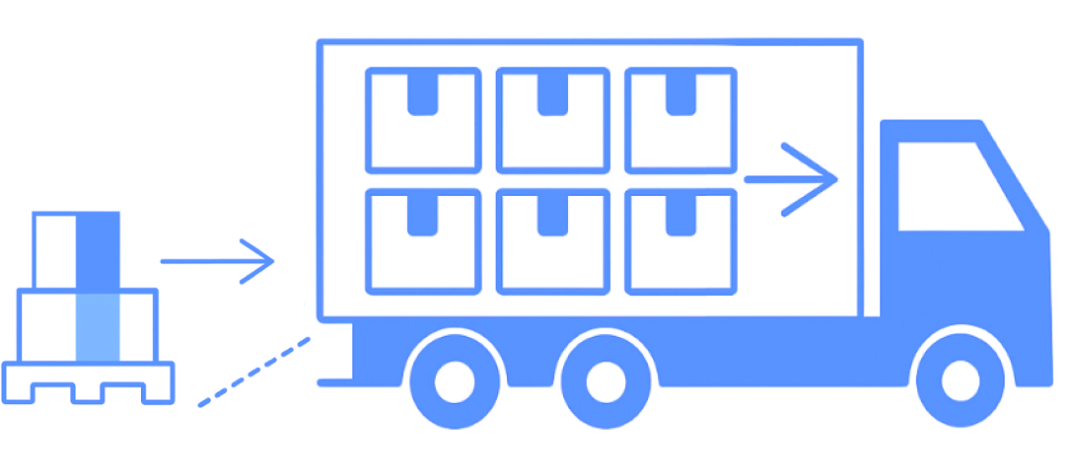 Carga pesada y paletizada